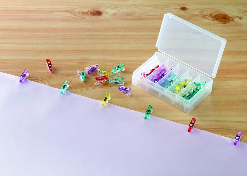 Clover Mini Wonder Clips (50 pcs. Assorted Colors) - Image 3